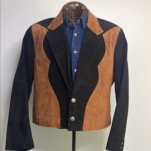 Scully Western Wear Two-tone Suede Leather Jacket